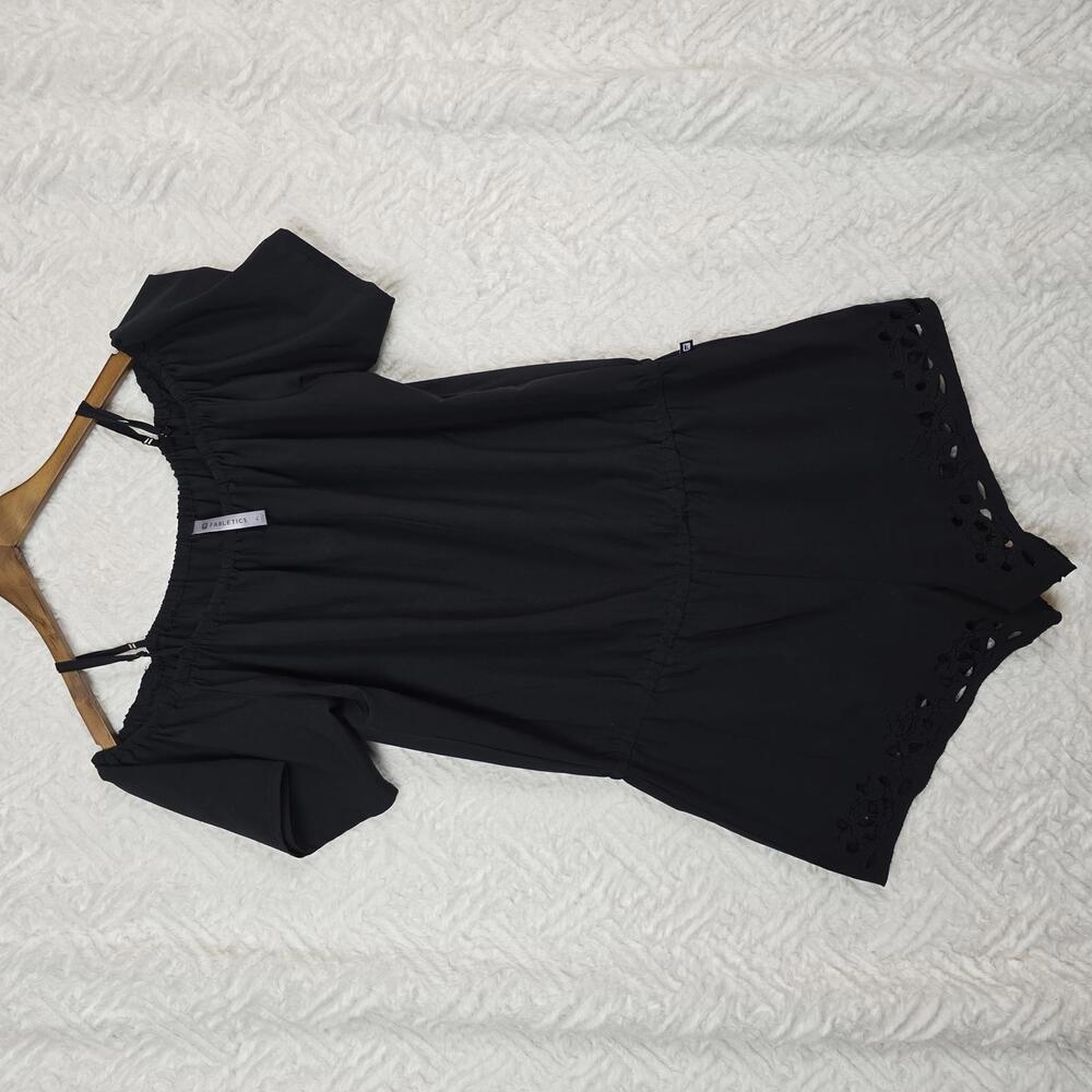 Fabletics Black Off-Shoulder Romper - image 3